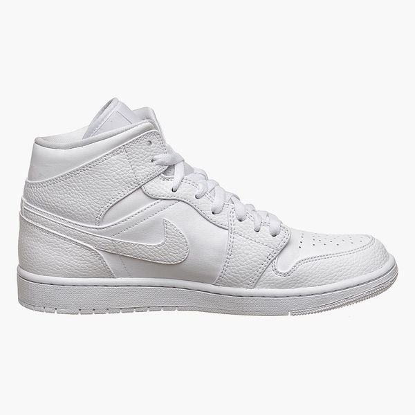 Кросівки чоловічі Jordan 1 Mid White 2044 фото