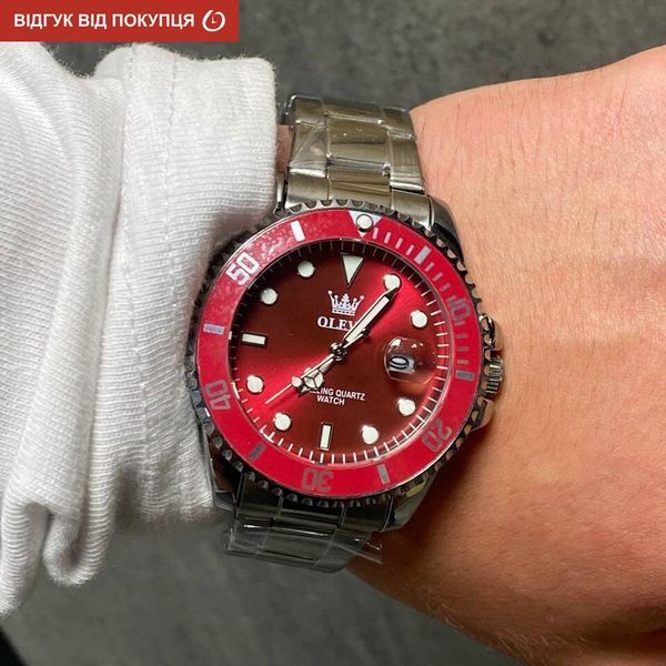 Чоловічий годинник Olevs Bordo 659 фото