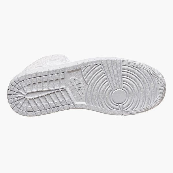 Кросівки чоловічі Jordan 1 Mid White 2044 фото
