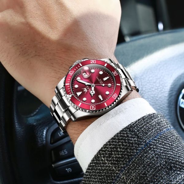 Чоловічий годинник Olevs Bordo 659 фото