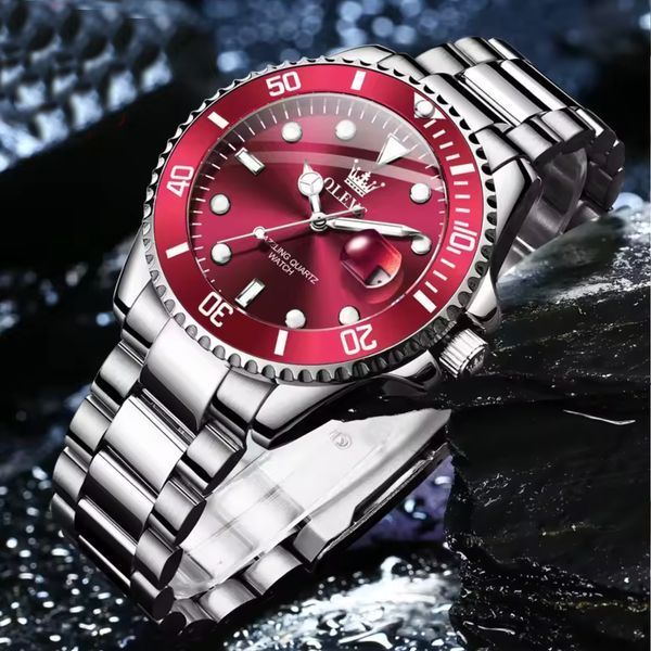 Чоловічий годинник Olevs Bordo 659 фото