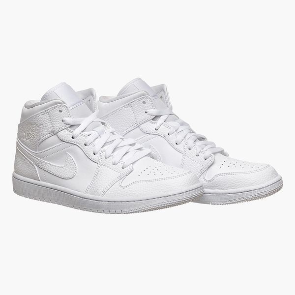Кросівки чоловічі Jordan 1 Mid White 2044 фото