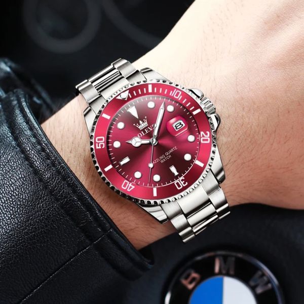 Чоловічий годинник Olevs Bordo 659 фото