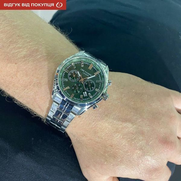 Чоловічий годинник Lee Cooper Fenix Green 559 фото