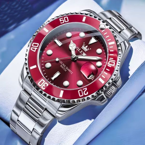 Чоловічий годинник Olevs Bordo 659 фото