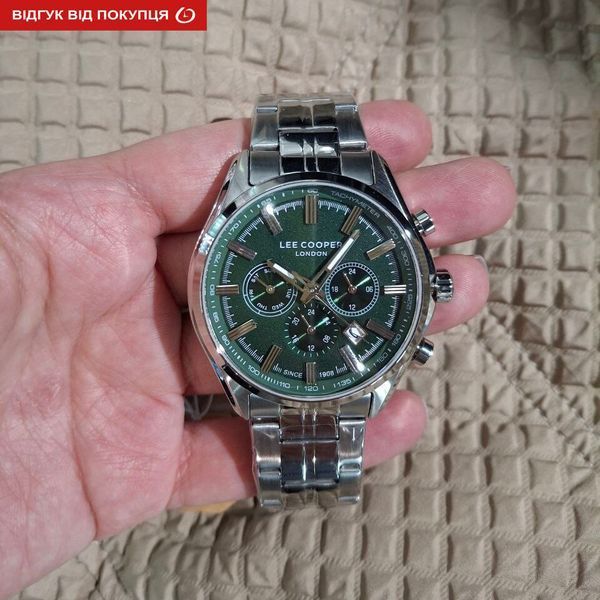 Чоловічий годинник Lee Cooper Fenix Green 559 фото