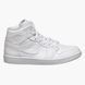 Кросівки чоловічі Jordan 1 Mid White 2044 фото 2