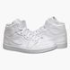 Кросівки чоловічі Jordan 1 Mid White 2044 фото 1