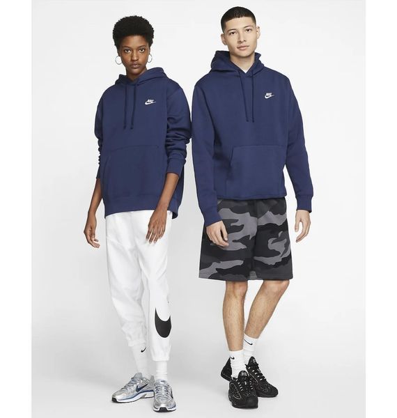 Бомбер чоловічий Nike M Nsw Club Hoodie Po Bb 3083 фото
