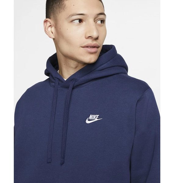 Бомбер чоловічий Nike M Nsw Club Hoodie Po Bb 3083 фото