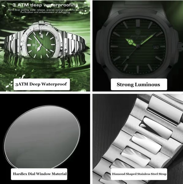 Чоловічий годинник Poedagar Great Limited 510 фото