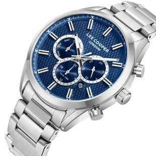 Чоловічий годинник Lee Cooper England Silver 561 фото