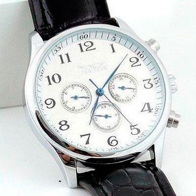 Чоловічий годинник Jaragar Elite White 11 фото