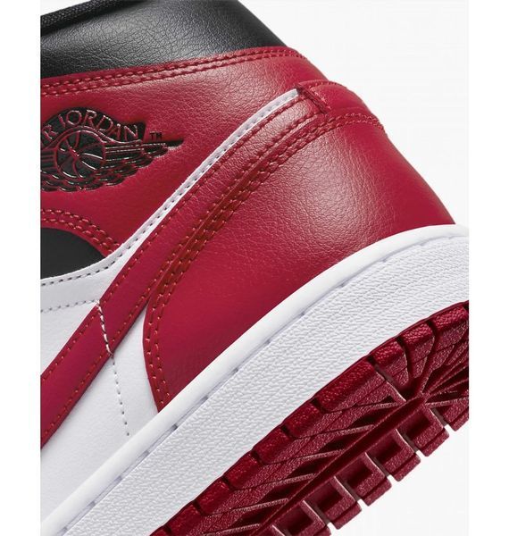Кросівки жіночі Jordan 1 Mid Bred Toe 1104 фото