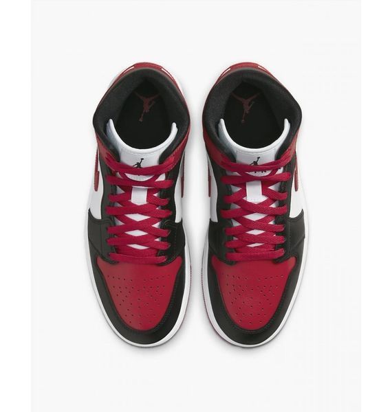Кросівки жіночі Jordan 1 Mid Bred Toe 1104 фото