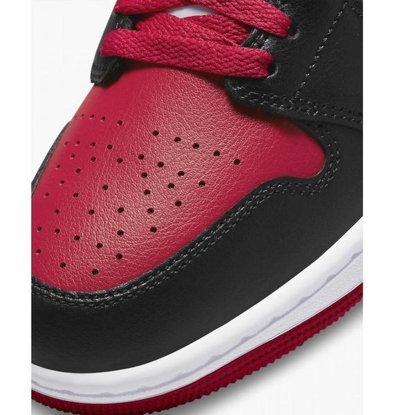 Кросівки жіночі Jordan 1 Mid Bred Toe 1104 фото