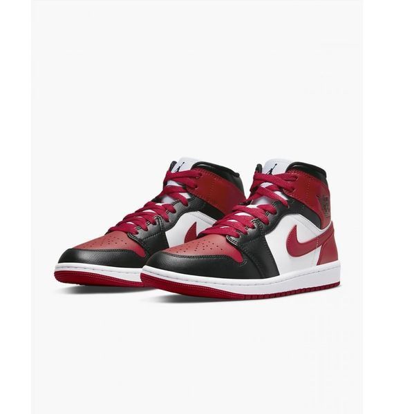 Кросівки жіночі Jordan 1 Mid Bred Toe 1104 фото