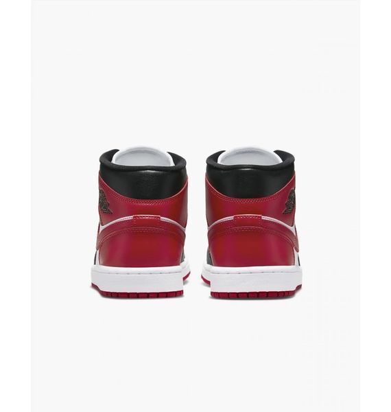 Кросівки жіночі Jordan 1 Mid Bred Toe 1104 фото