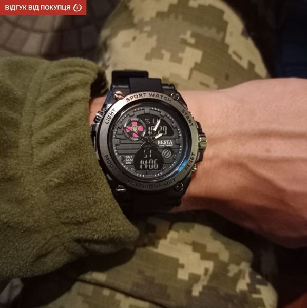 Чоловічий годинник Besta Tattoo ЗСУ 261 фото