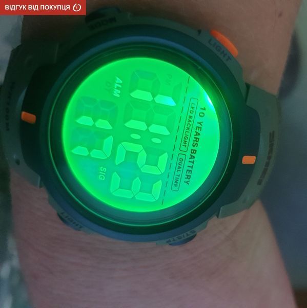 Чоловічий годинник Skmei Neon 10 Bar 211 фото
