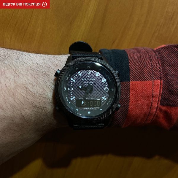 Чоловічий годинник North Edge Solar Compass 362 фото