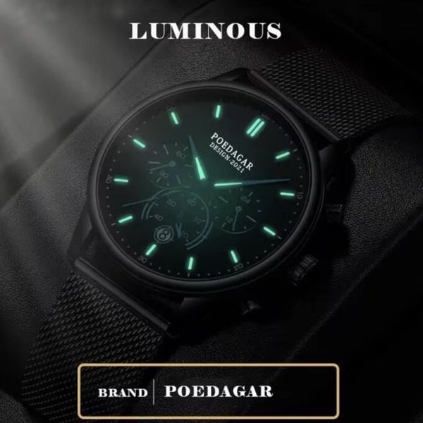 Чоловічий годинник Poedagar Misto 412 фото