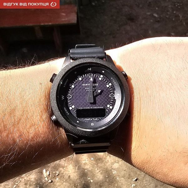 Чоловічий годинник North Edge Solar Compass 362 фото