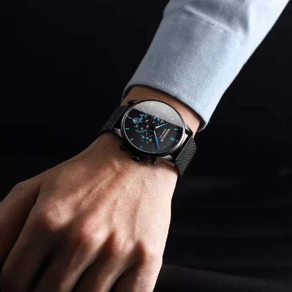 Чоловічий годинник Poedagar Misto 412 фото