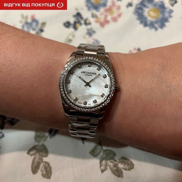Жіночий годинник Lee Cooper Santorini Silver 462 фото