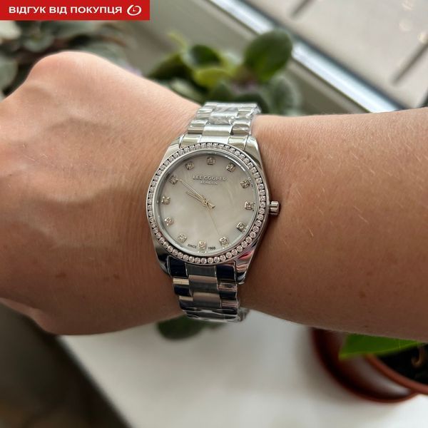 Жіночий годинник Lee Cooper Santorini Silver 462 фото