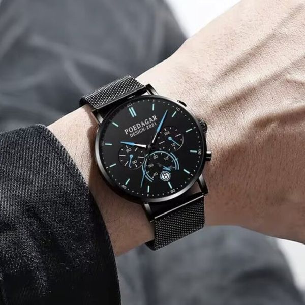Чоловічий годинник Poedagar Misto 412 фото