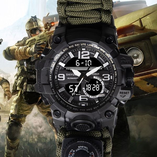 Чоловічий годинник Hemsut Military з компасом 212 фото