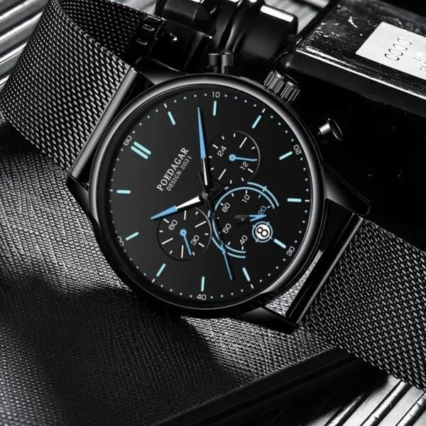 Чоловічий годинник Poedagar Misto 412 фото