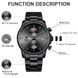 Чоловічий годинник Besta Mars Black 312 фото 12