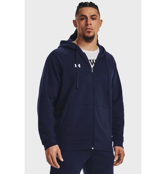 Кофта чоловіча Under Armour Rival Fleece Fz Blue 3456 фото