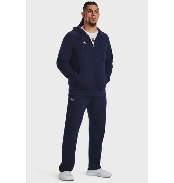Кофта чоловіча Under Armour Rival Fleece Fz Blue 3456 фото
