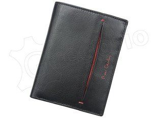 Чоловічий шкіряний гаманець Pierre Cardin TILAK07 326 Чорний + бордовий - 4385 фото