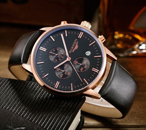 Чоловічий годинник Guanquin Digit 64 фото