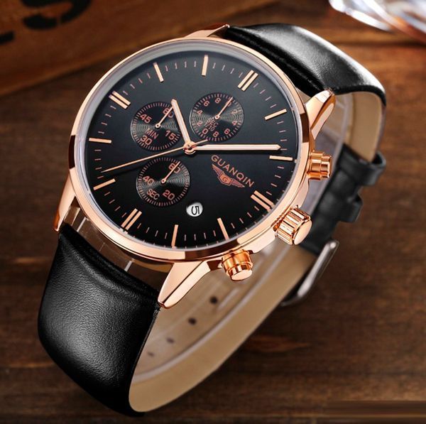 Чоловічий годинник Guanquin Digit 64 фото