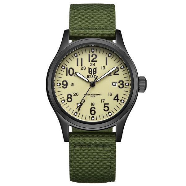 Чоловічий годинник Besta Command Green 614 фото