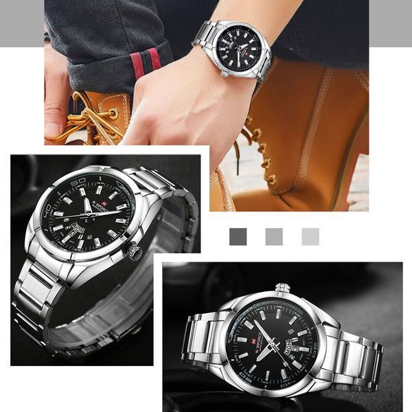 Чоловічий годинник Naviforce Rocket BlackDial 514 фото
