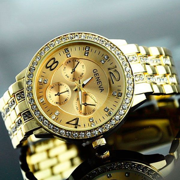 Жіночий годинник Geneva Gold 14 фото