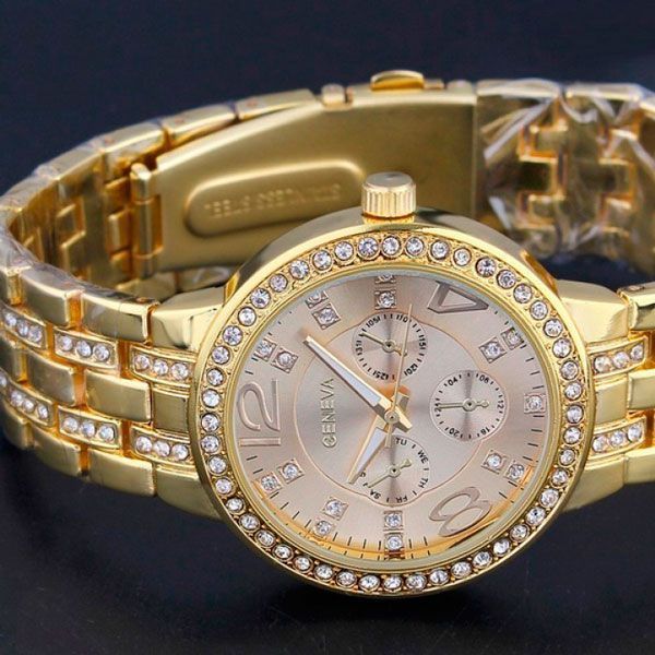 Жіночий годинник Geneva Gold 14 фото