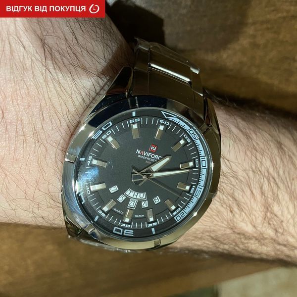 Чоловічий годинник Naviforce Rocket BlackDial 514 фото