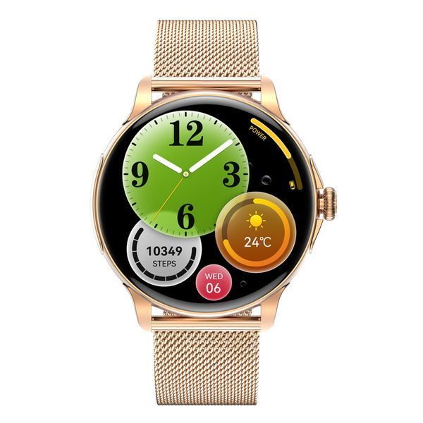Смарт годинник Smart Holiday Gold Steel, 2 ремінці 414 фото