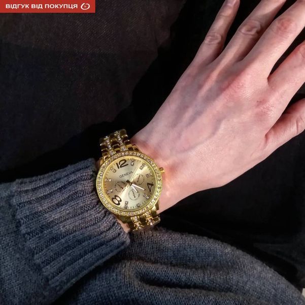 Жіночий годинник Geneva Gold 14 фото
