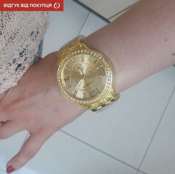 Жіночий годинник Geneva Gold 14 фото