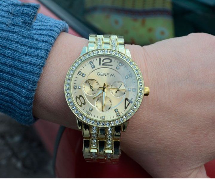 Жіночий годинник Geneva Gold 14 фото