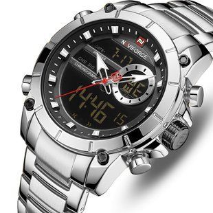 Чоловічий годинник Naviforce Jazz Silver 515 фото