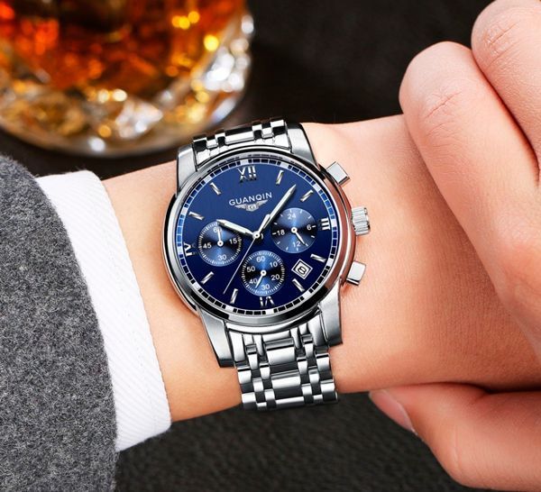Чоловічий годинник Guanquin Liberty 65 фото